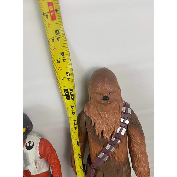 Set of 9 Star Wars Action Figures Kylo Ren Darth Vader Chewbacca Trooper - Picture 2 of 9